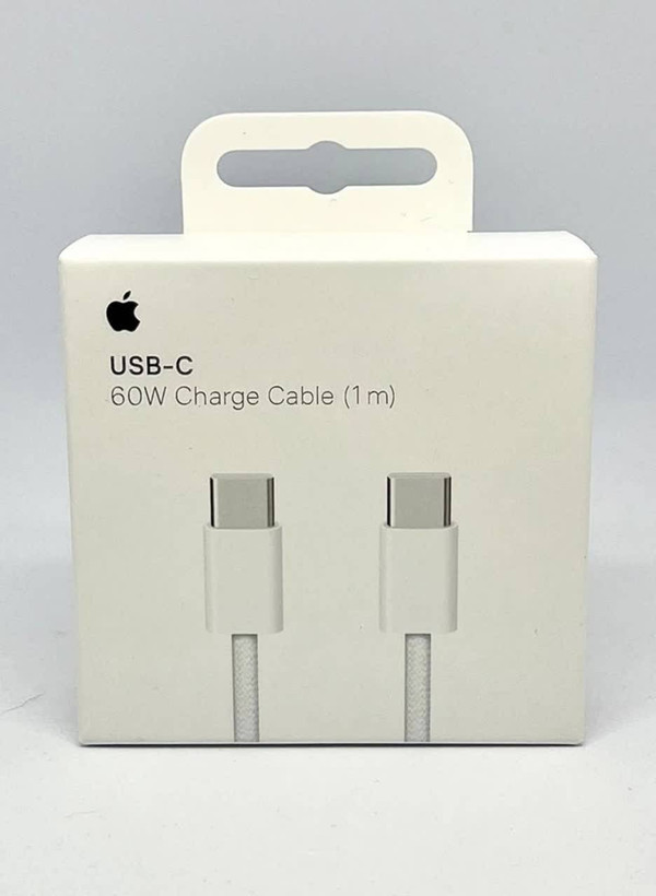 کابل شارژ آیفون 1 متری 60 وات USB-C به USB-C کد 2001